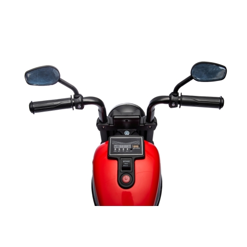 Motor na akumulator Chopper FASTER Czerwony AHL008.CR